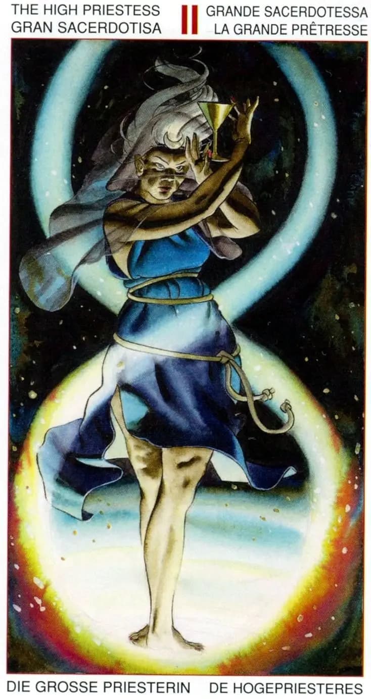 女祭司 塔罗牌图像