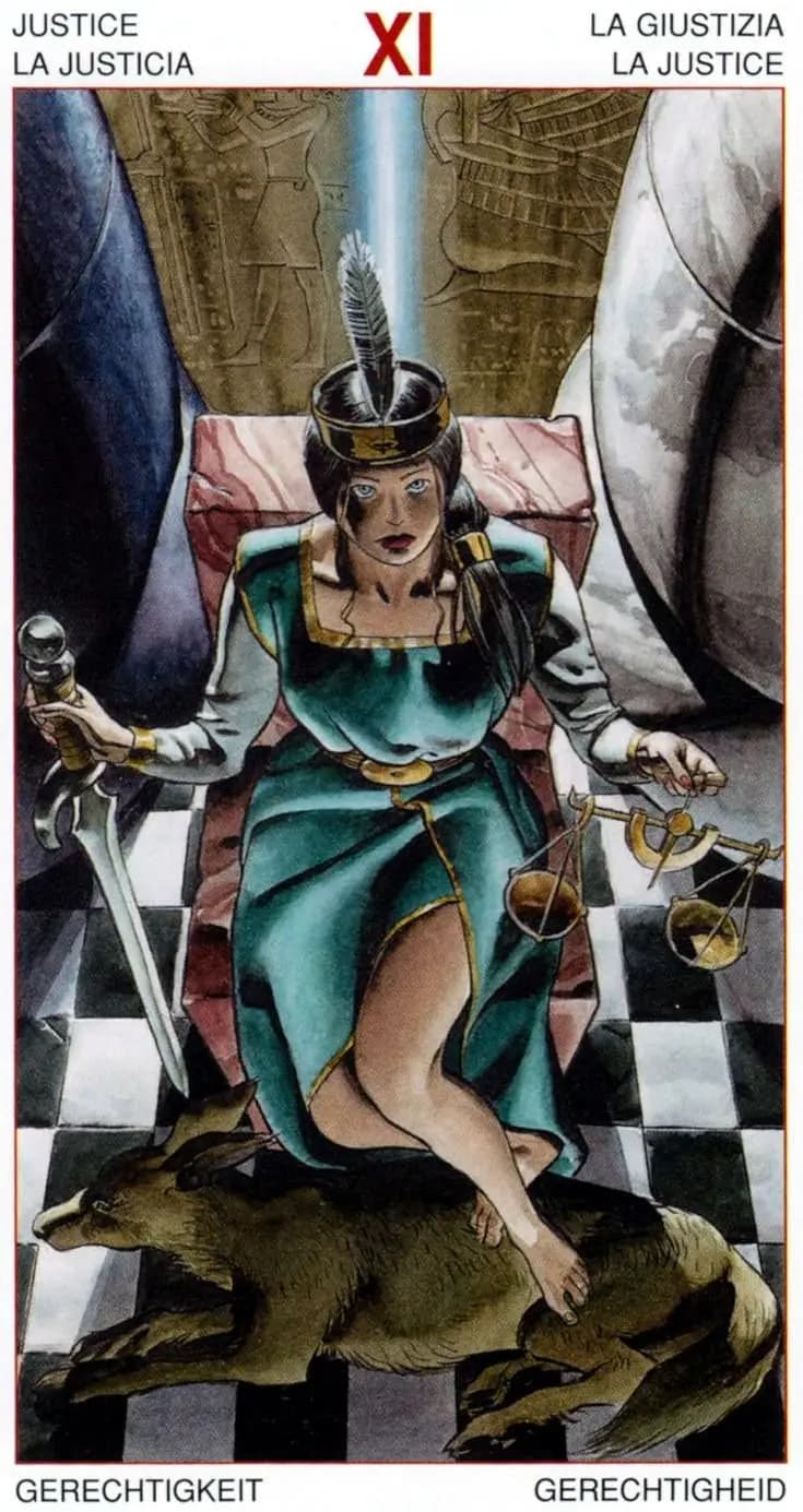 正义 塔罗卡牌