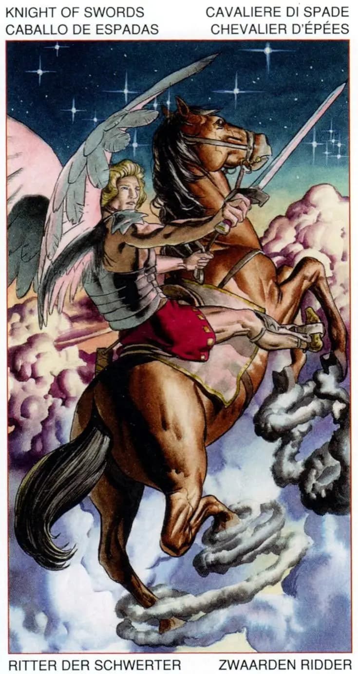 宝剑骑士 塔罗卡牌