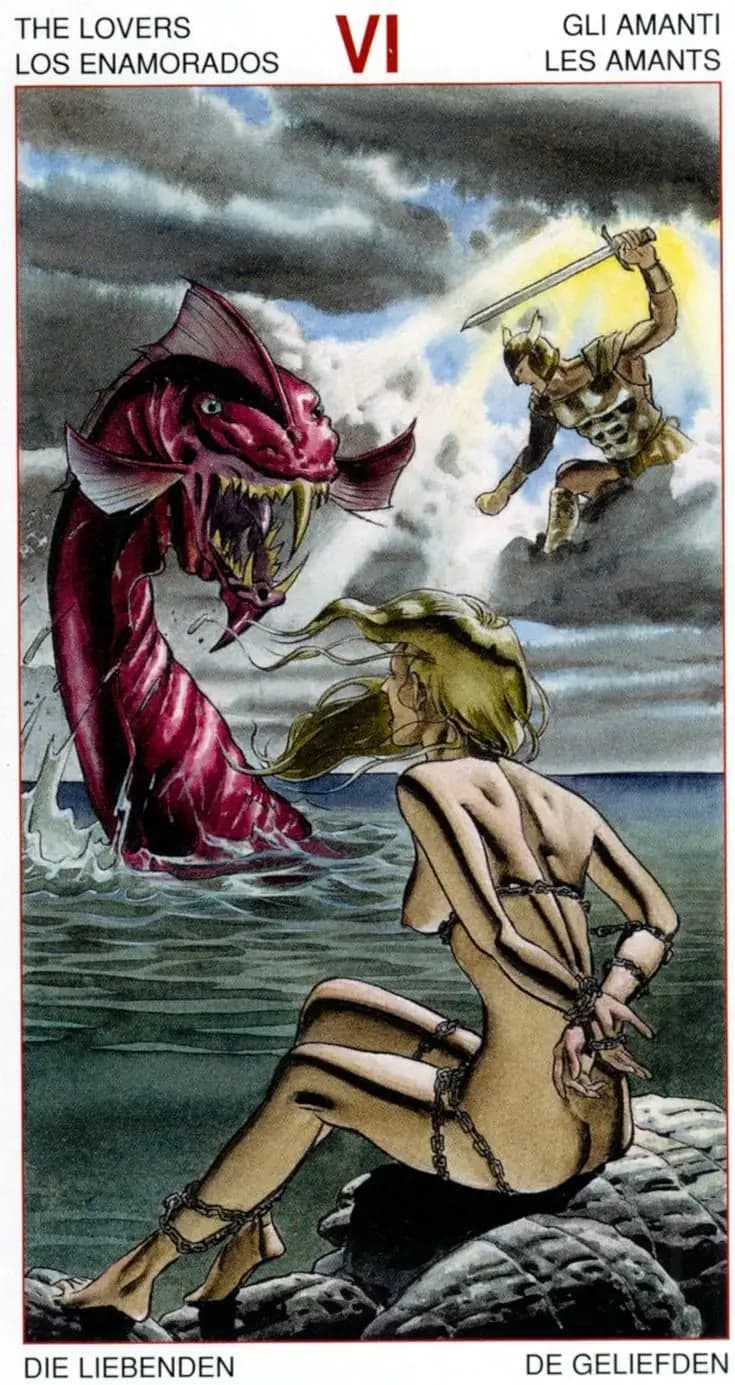 恋人们 塔罗卡牌