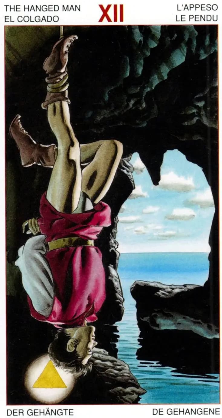 倒吊人 塔罗牌图像