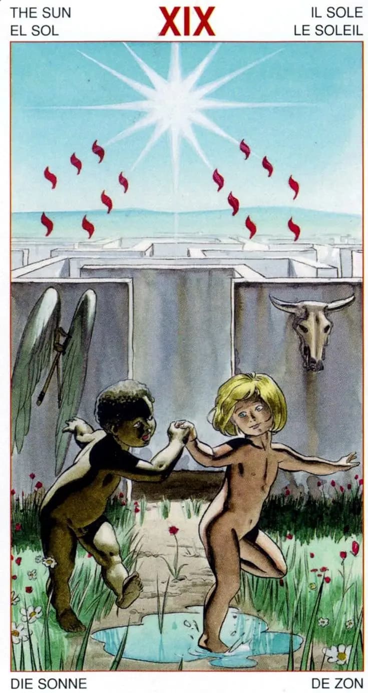 太阳 塔罗牌图像