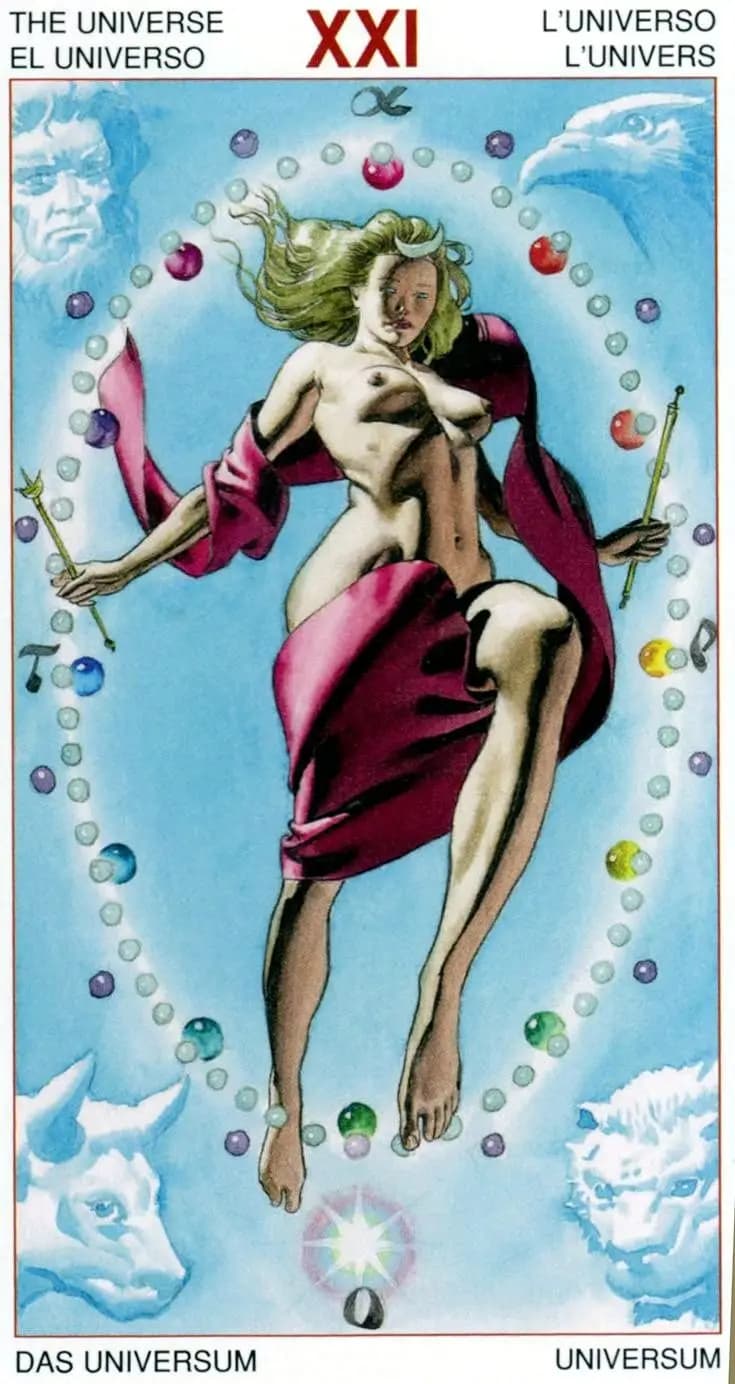 世界 塔罗牌图像