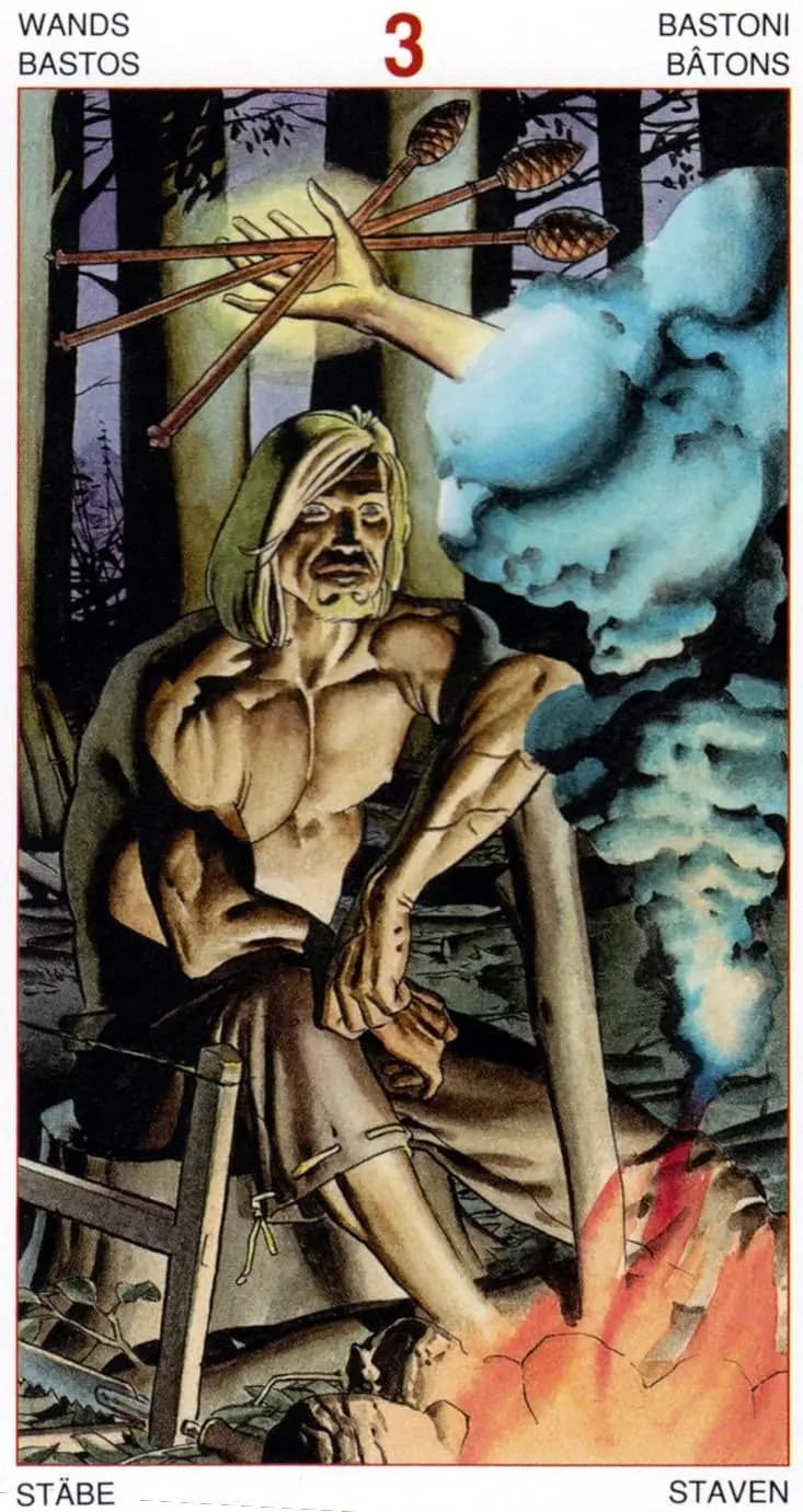 权杖三 塔罗卡牌